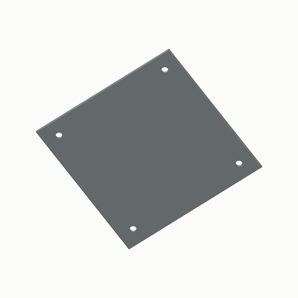 Paneel 96 x 96 mm in grijs