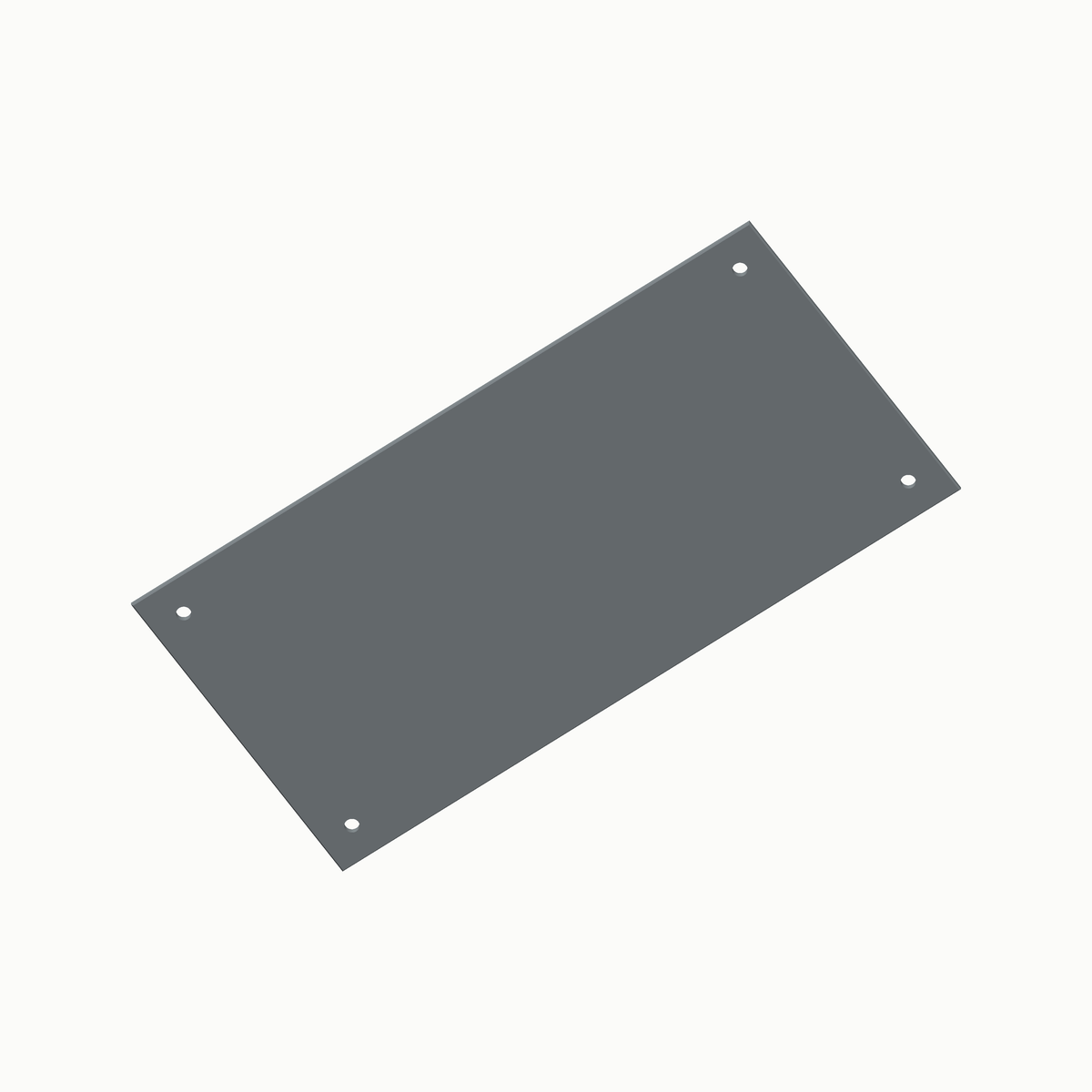 Paneel 96 x 196 mm in grijs