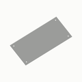 Paneel 96 x 196 mm in wit