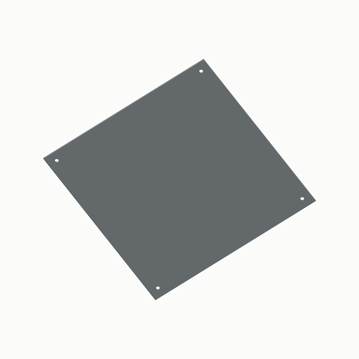 Paneel 196 x 196 mm in grijs