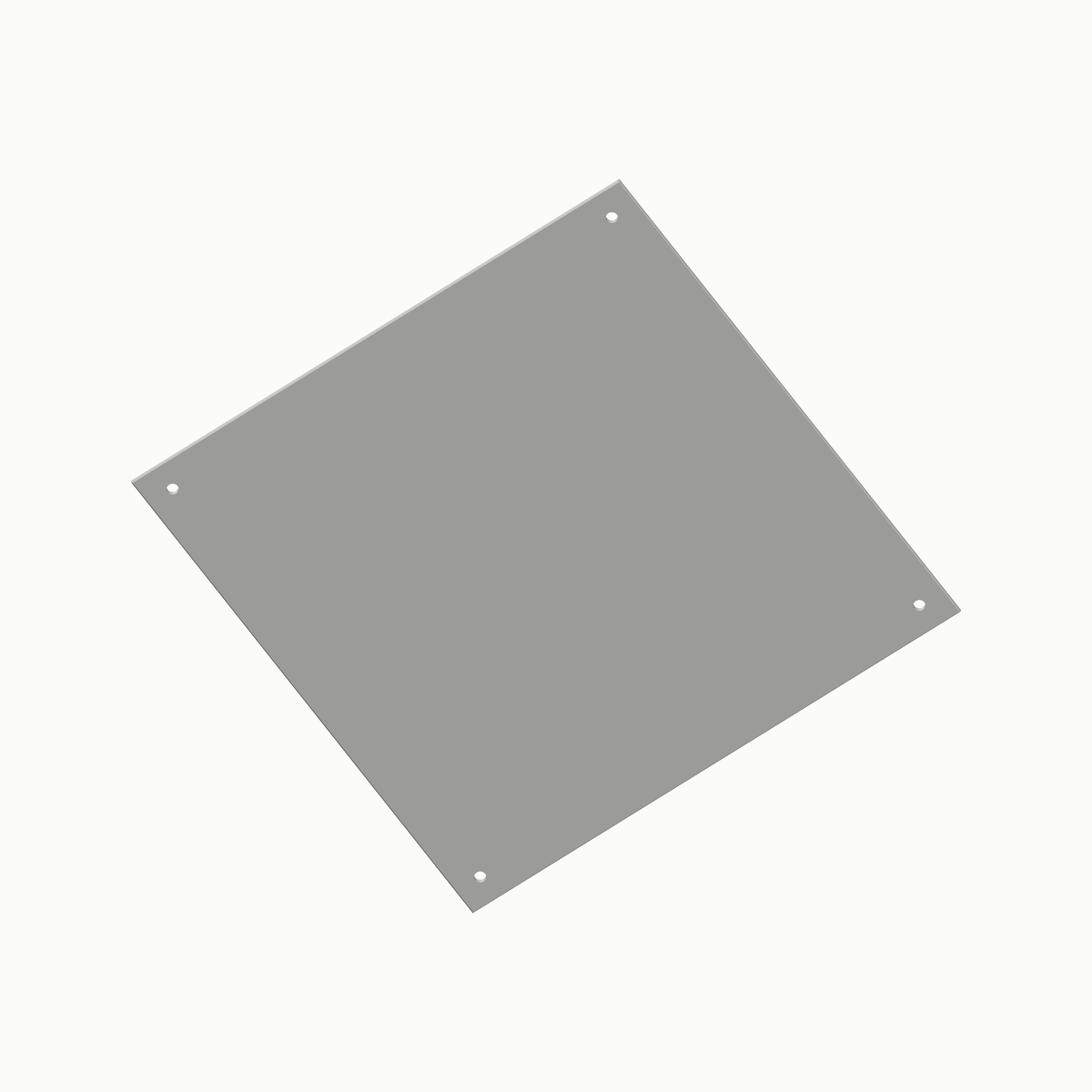 Paneel 196 x 196 mm in wit