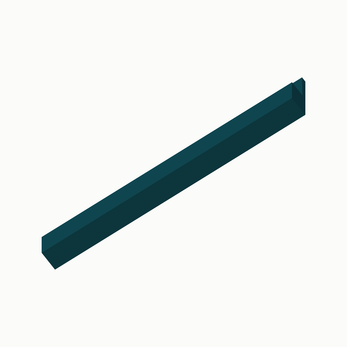 Stapelclip in petrolblauw